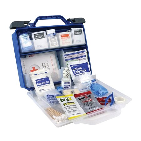 FIRST AID ONLY Clear Cover Intermediate First Aid Kit, 322 pieces with Safety Light 91414